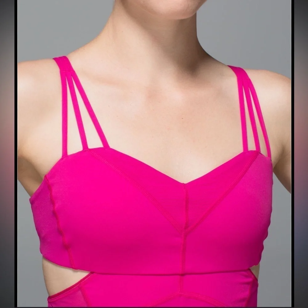 HOT PINK lululemon athletica Exquisite Tank II in Magenta